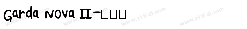 Garda Nova II字体转换